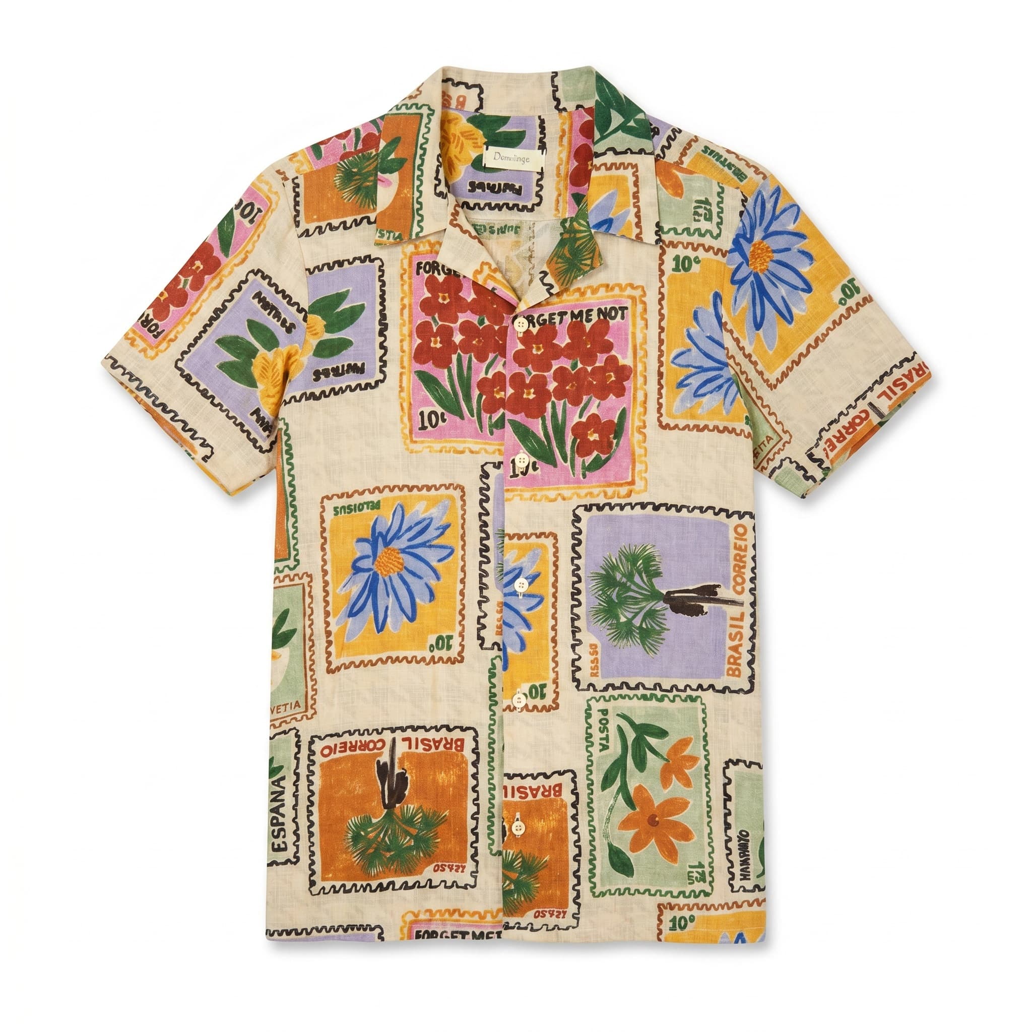 Floral Summer Camp Collar Shirt