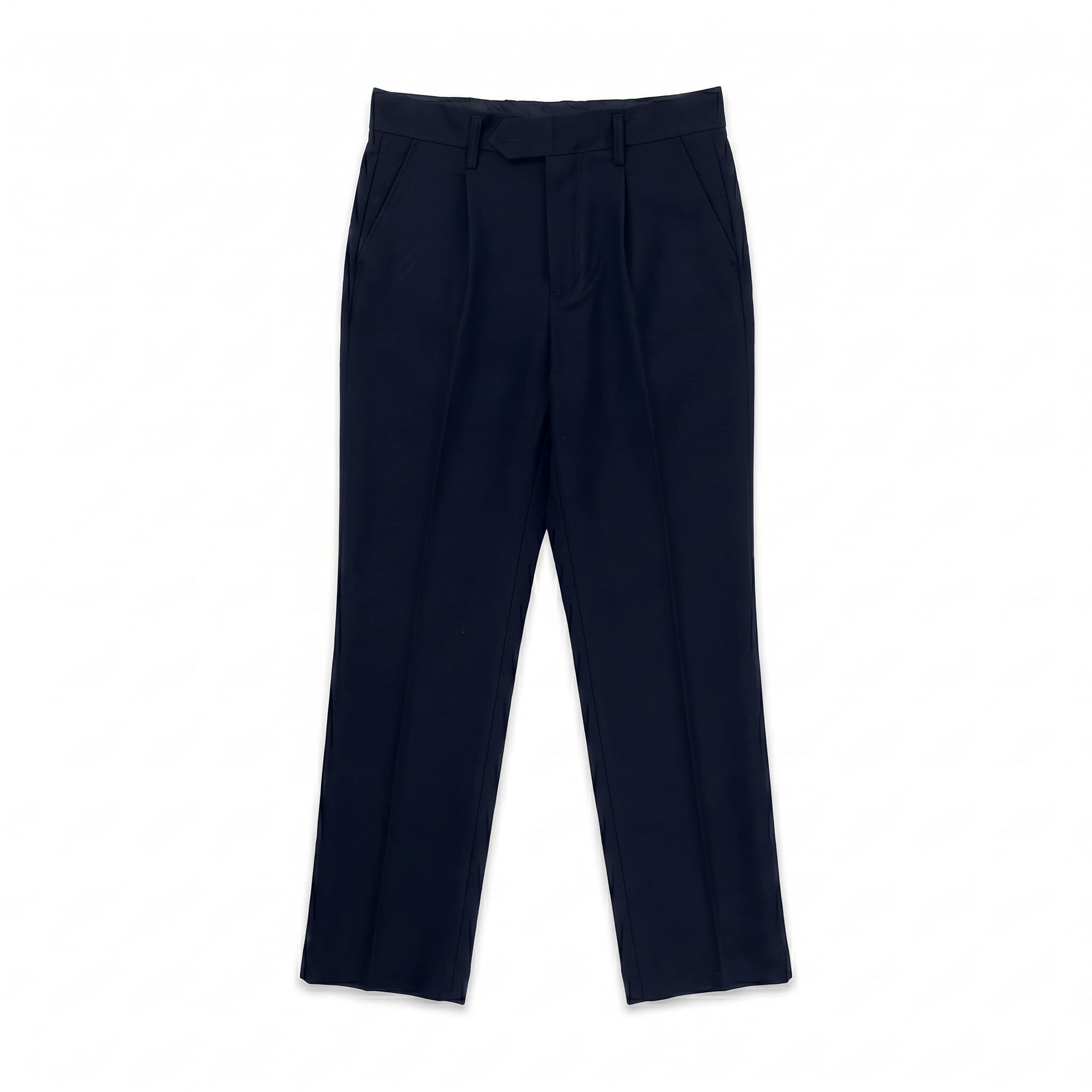 Wool Straight-Leg Pants